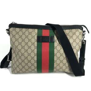Gucci Web Messenger Bag Gg Coated #252545G71B